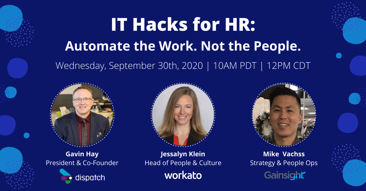 Webinar: IT Hacks for HR